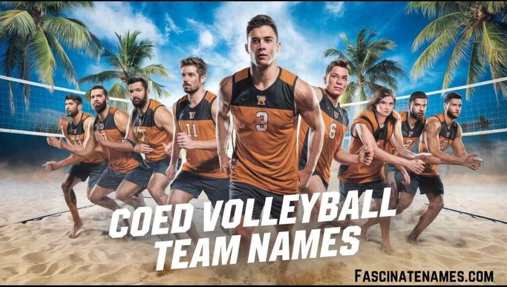 Coed Volleyball Team Names