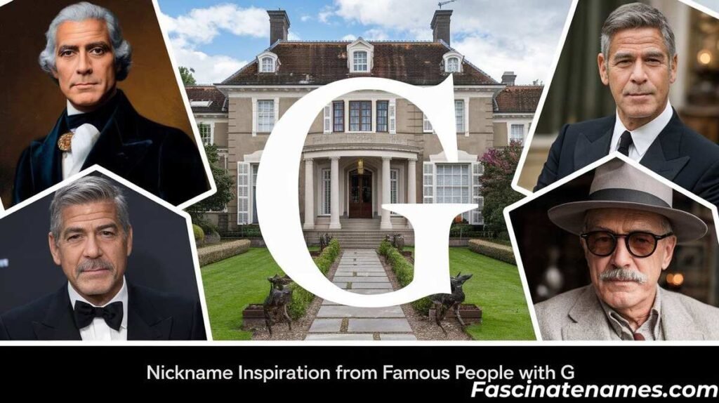 Nickname Inspiration from Famous People with G
