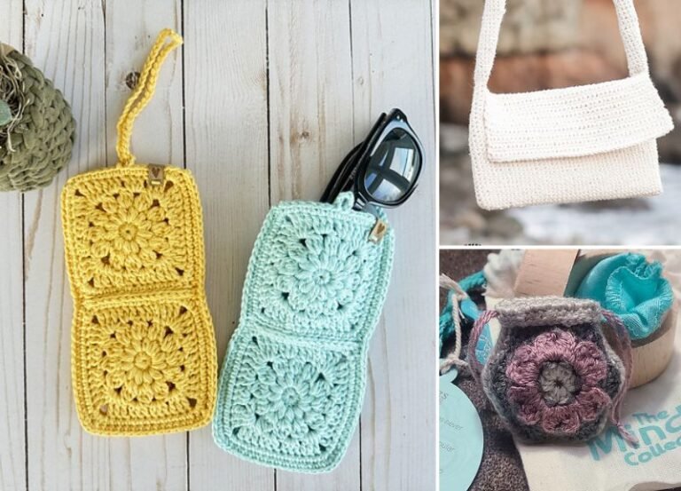 30 Adaptable Easy Crochet Pouch Patterns for Storing Everything