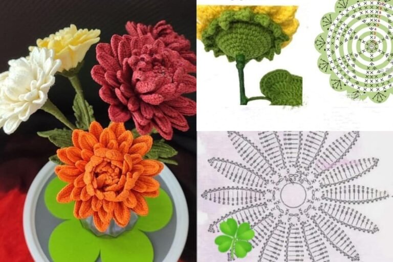 Crochet Chrysanthemum Flowers: Create Beautiful, Lifelike Blooms for Any Occasion
