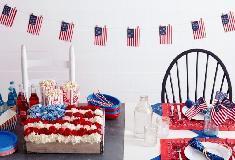 Fourth of July Decor Ideas: Celebrate Independence Day in Red, White, and Blue Style