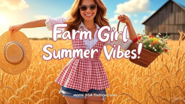 Farm Girl Summer Aesthetic