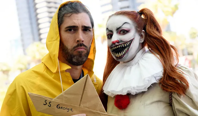 Blonde Couple Costumes