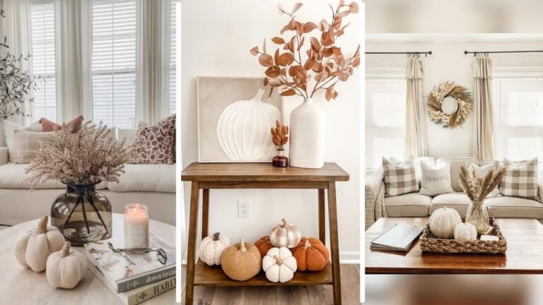 Neutral Fall Home Decor: Cozy, Chic, and Effortlessly Elegant for Autumn
