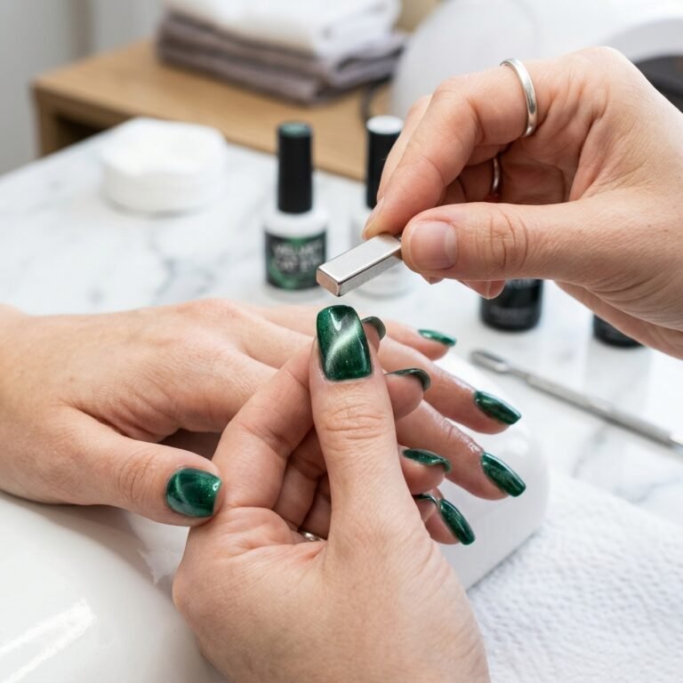 How to Get Velvet Nails for Christmas — The Finish Everyone Is Asking