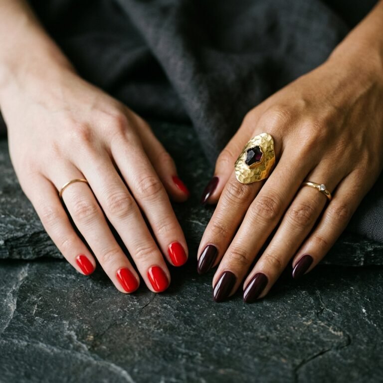 Christmas Plum Nail Trend — The Deep Purple Taking Over Holiday Nails