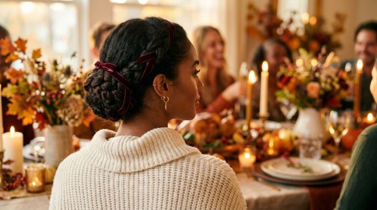 Thanksgiving Braided Updo — 12 Elegant Styles for the Holiday Table