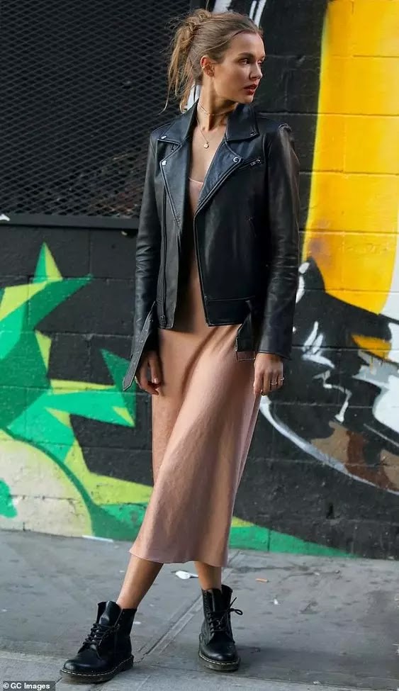 How To Dress Up A Leather Jacket