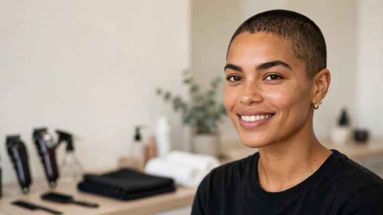 Number 4 Buzz Cut for women