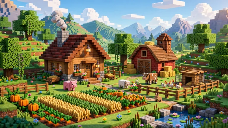 animal farm minecraft home