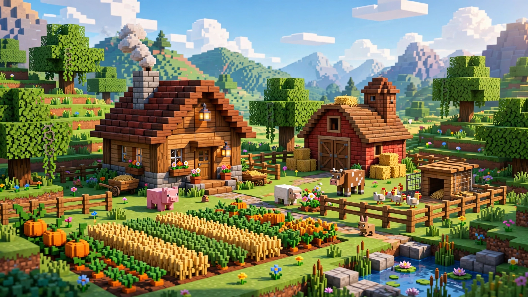 animal farm minecraft home