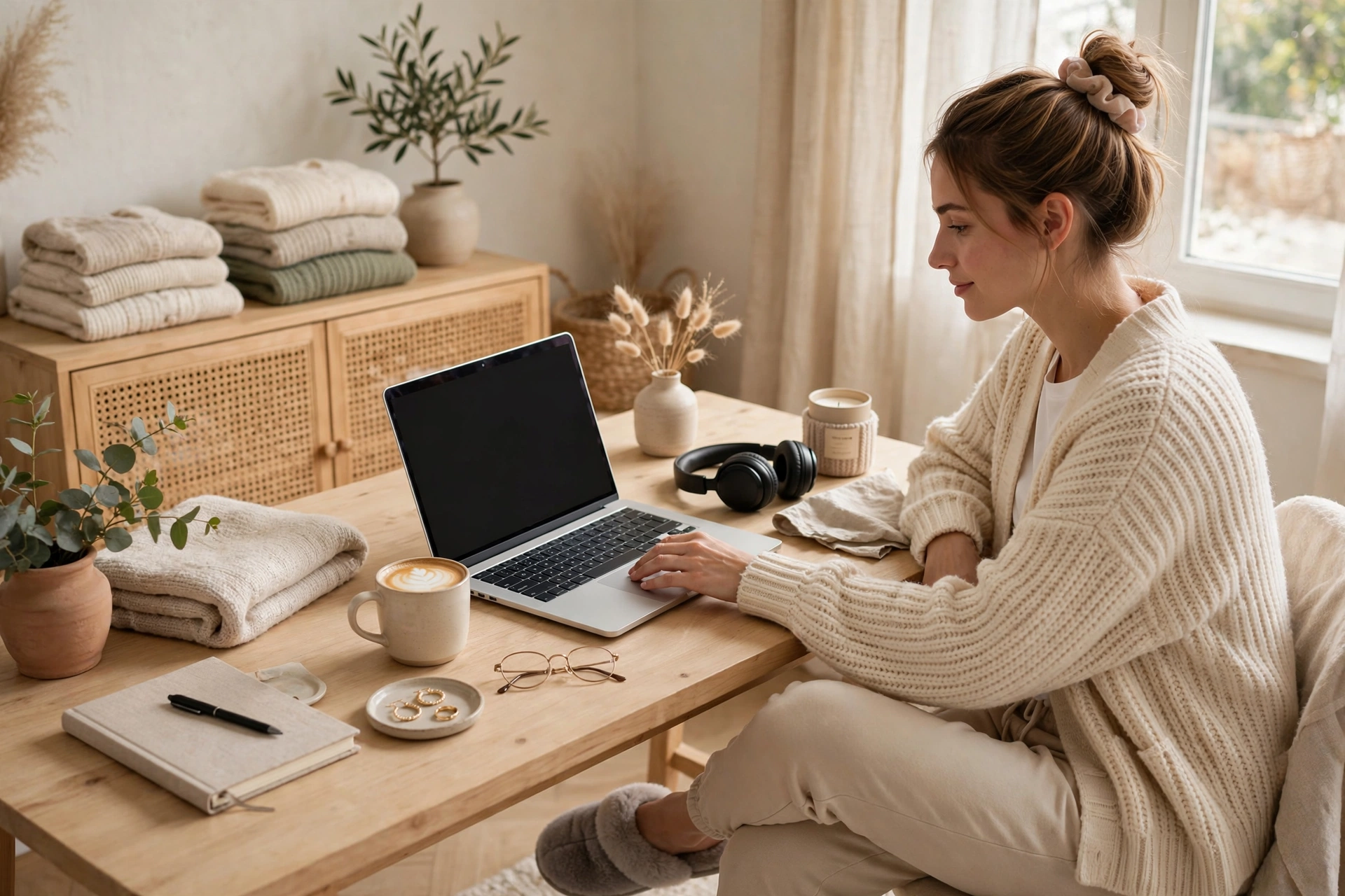 Check out these comfy outfits for work from house routine!