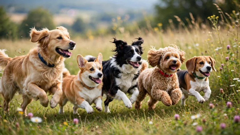 Capturing Joy: Adorable Moments of Dogs on the Run (12 Pictures)