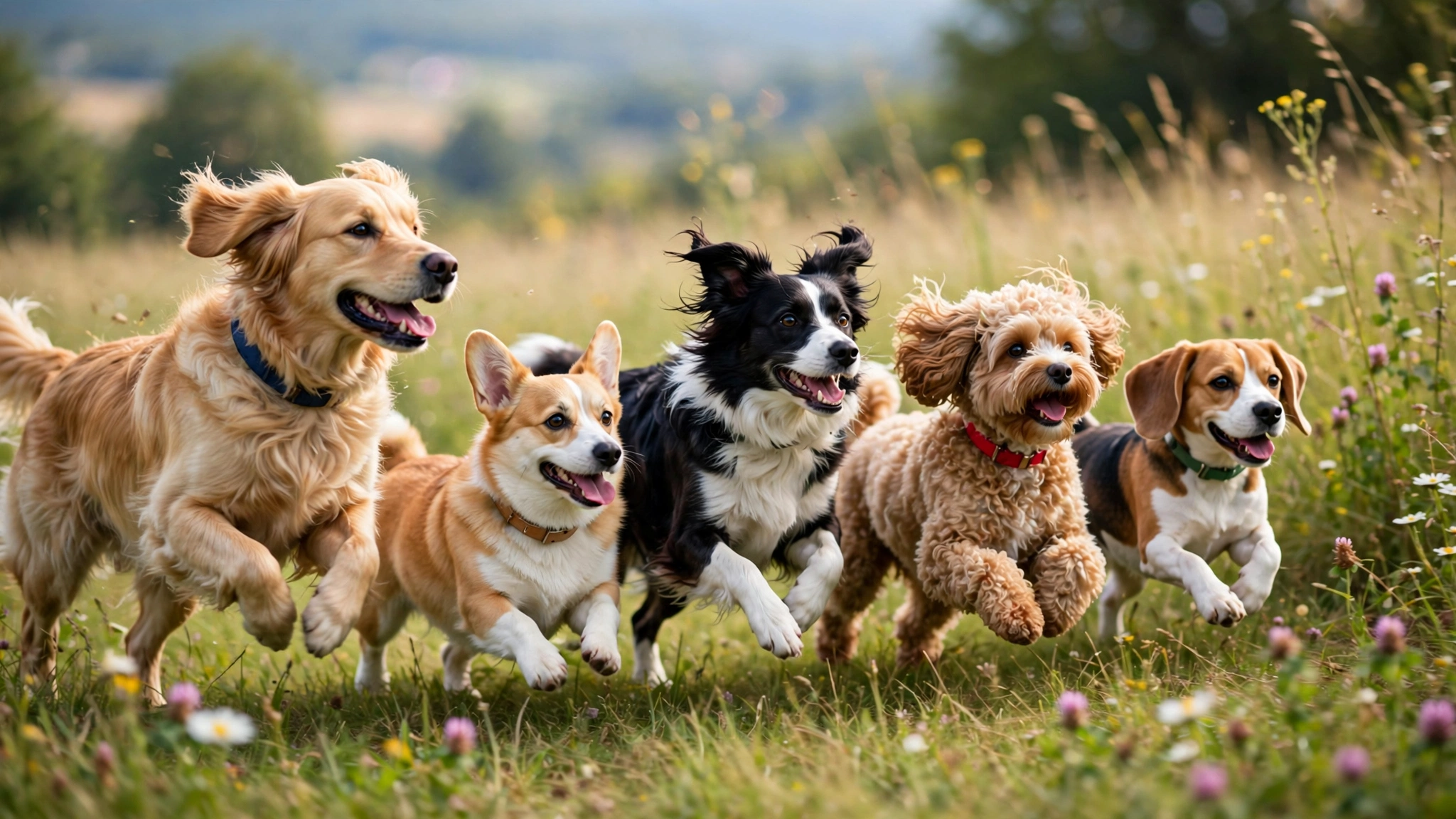 Capturing Joy: Adorable Moments of Dogs on the Run (12 Pictures)