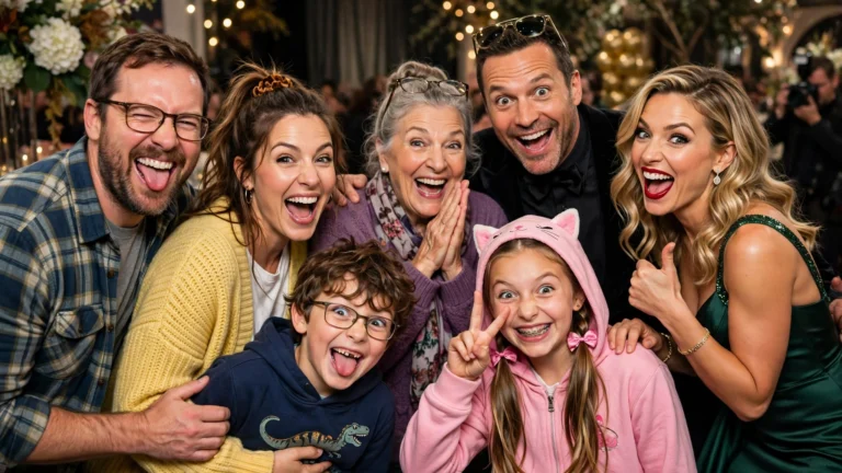15 Hilarious and Unusual Family Photos with Celebrities