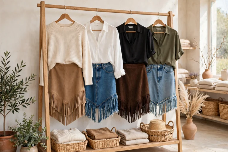 Top 18 fringe skirt outfit ideas and inspiration.