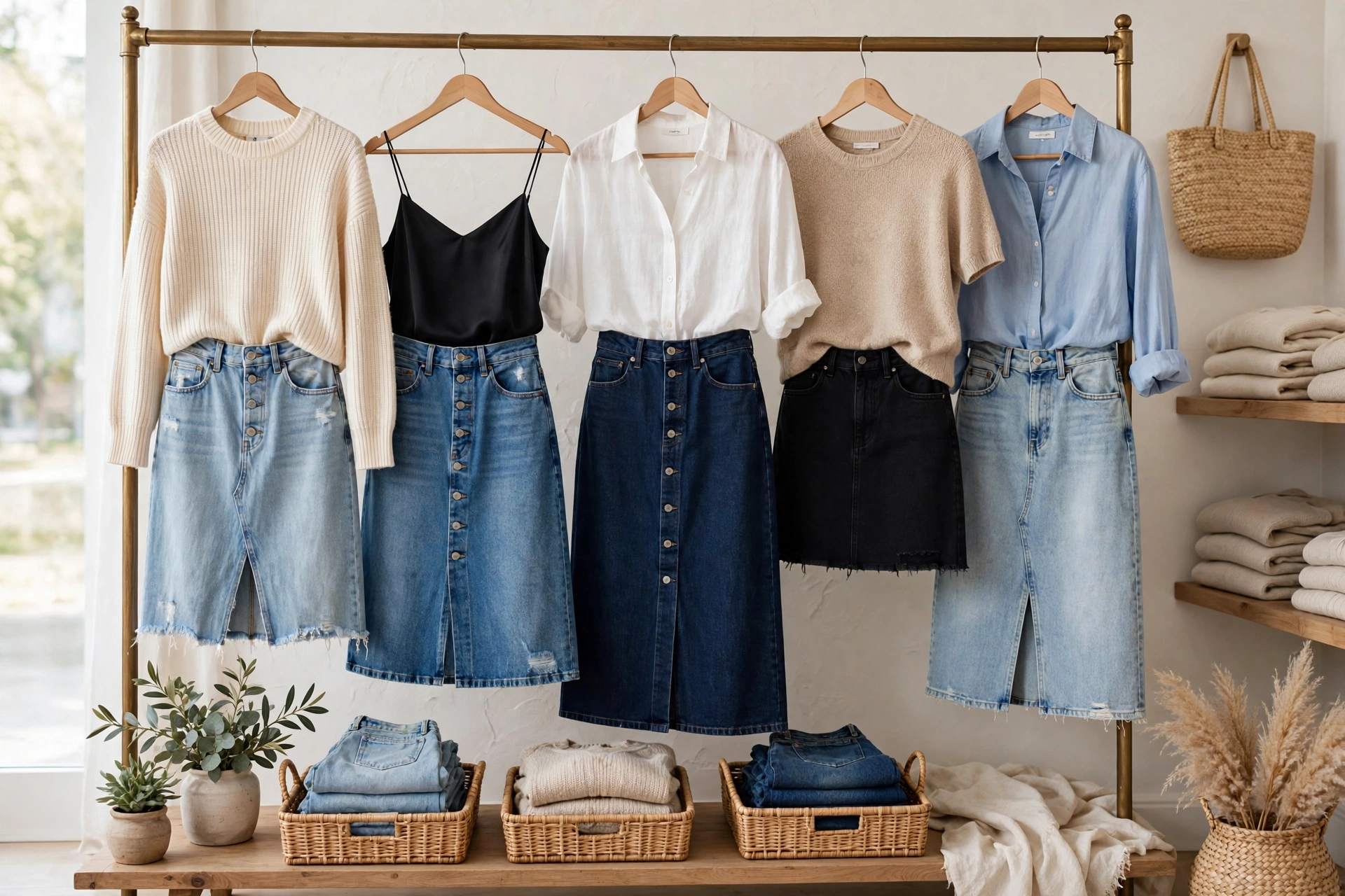 The best denim skirts to add to your wardrobe this season