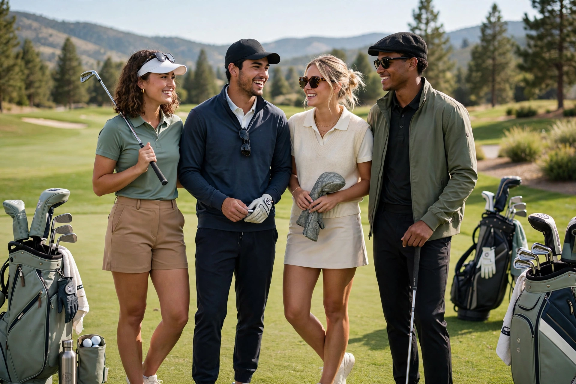An assortment of imaginative golf team names, highlighting fun and competitive spirit among players on the green.