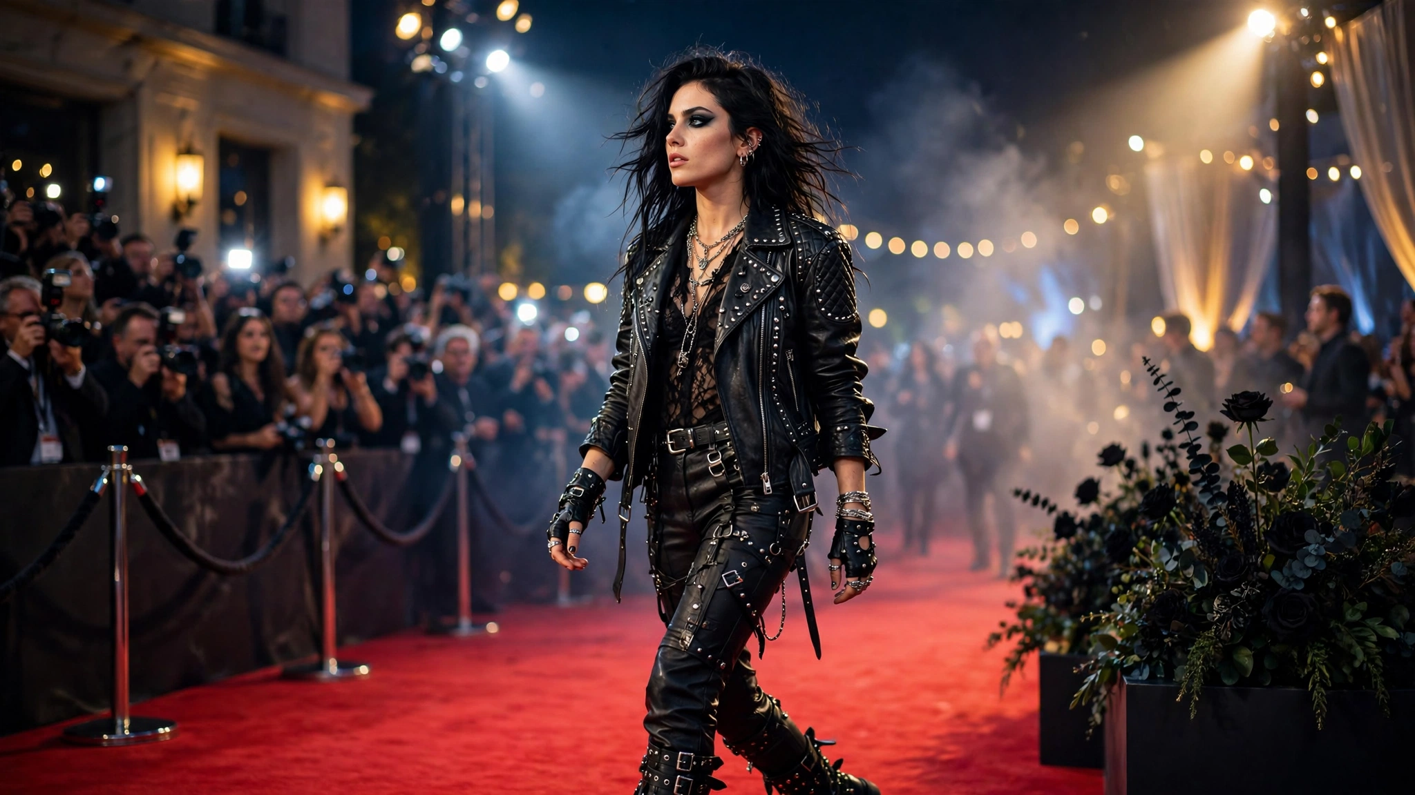 Lenny Kravitz Makes a Grand Entrance at the People’s Choice Awards Lenny Kravitz Makes a Grand Entrance at the People’s Choice Awards